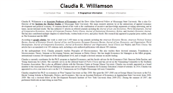 Desktop Screenshot of claudiawilliamson.com